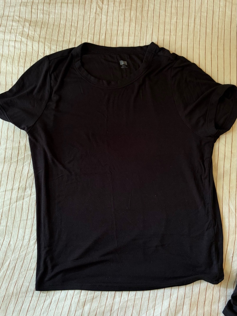 Lunya Soft Modal Rib Tee Short Set, M - Picture 10 of 14